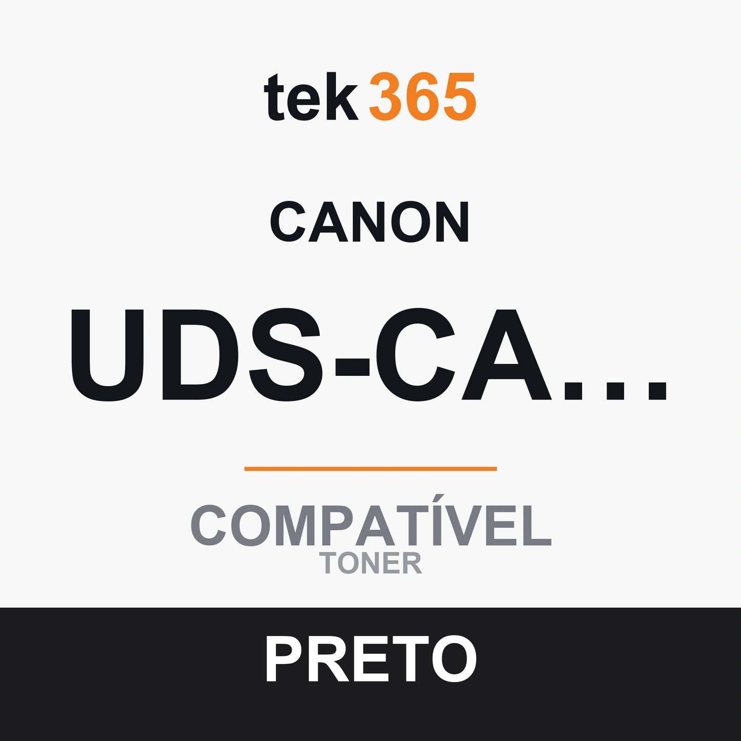 Toner Compativel Canon UDS-CAJA-10-PVP-R-BLACK Preto