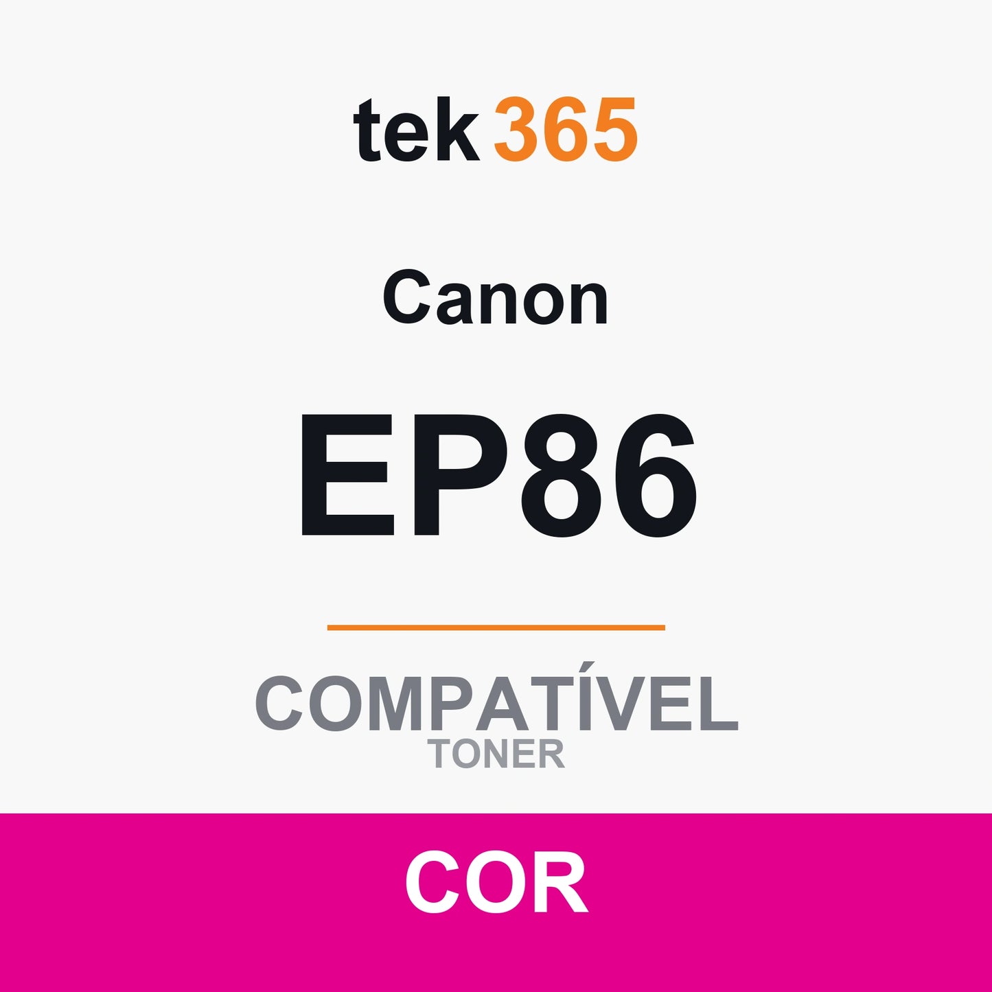 Toner Compativel Canon EP86 Magenta
