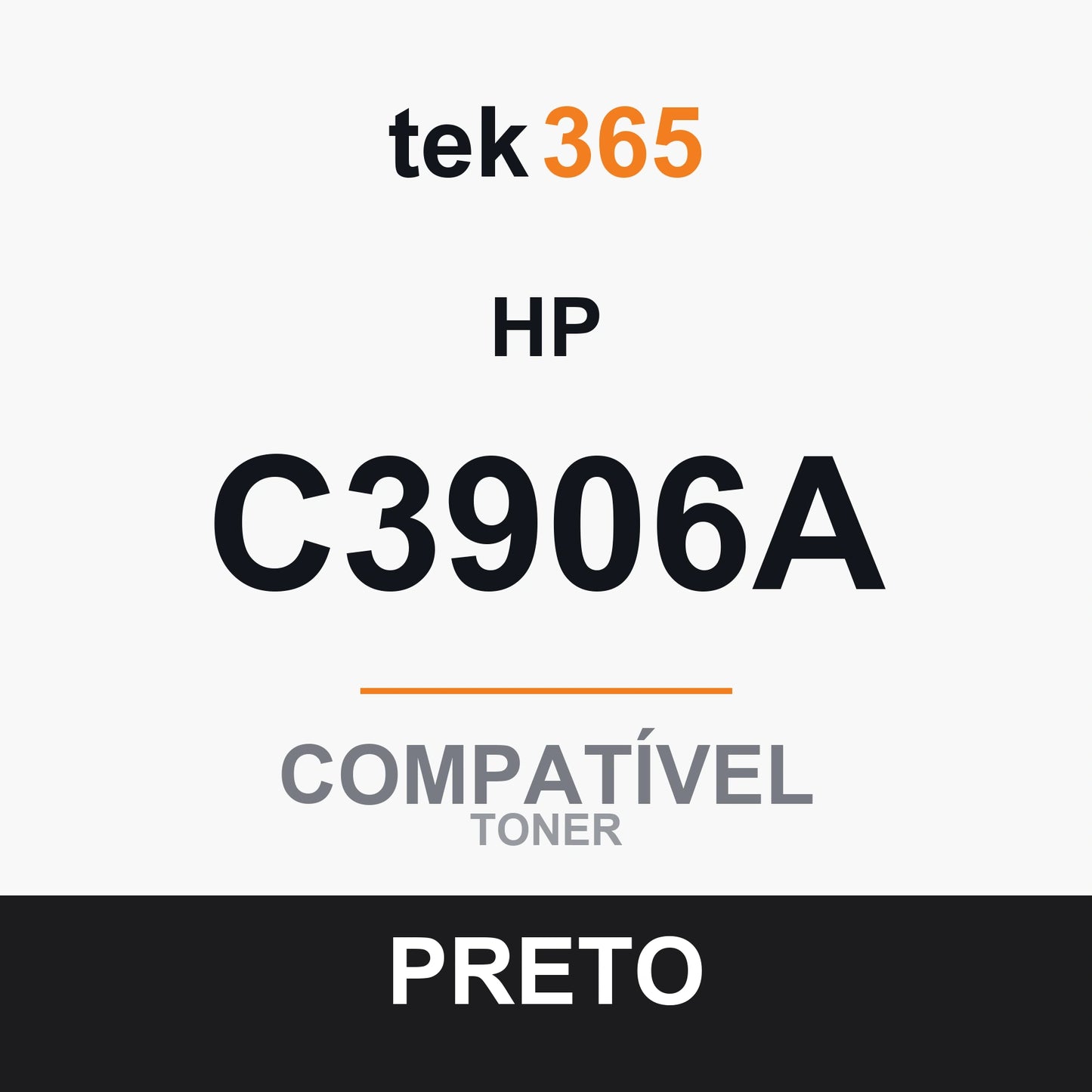 Toner Compativel HP C3906A-PRETO-BLACK Preto