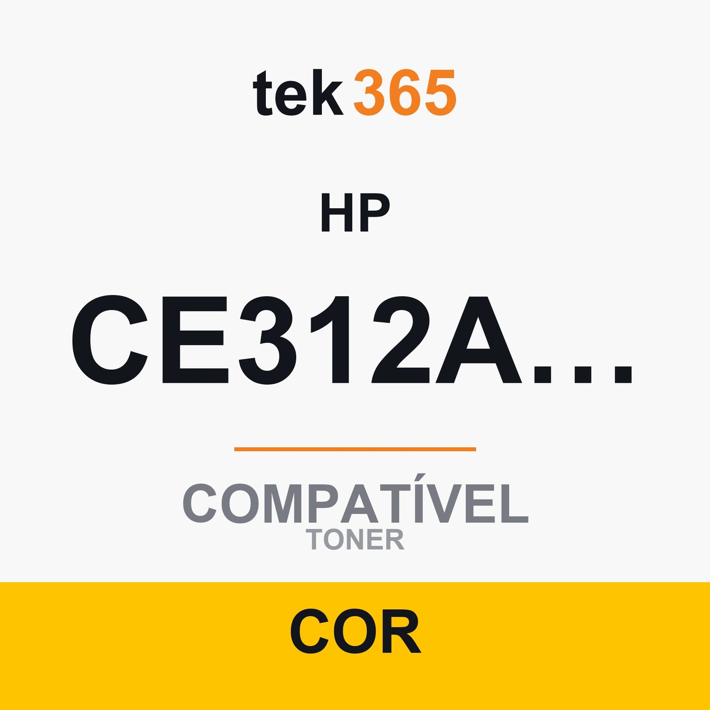 Toner original HP CF352A Amarelo