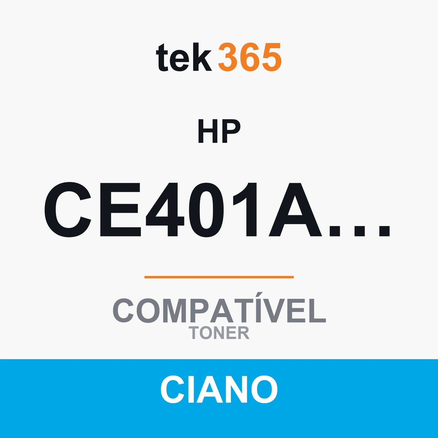 Toner compatível HP CE401A/CE251A Ciano