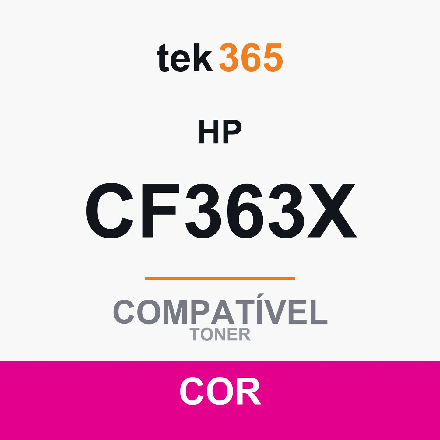 Toner compatível HP CF363X Magenta