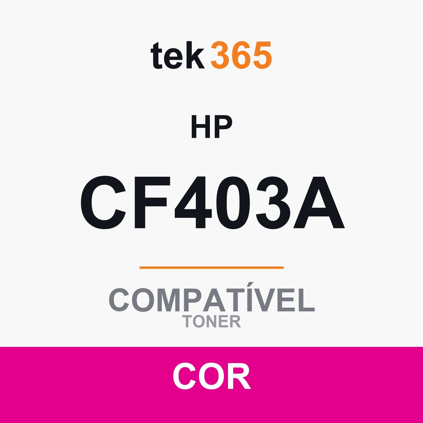 Toner compatível HP CF403A Magenta