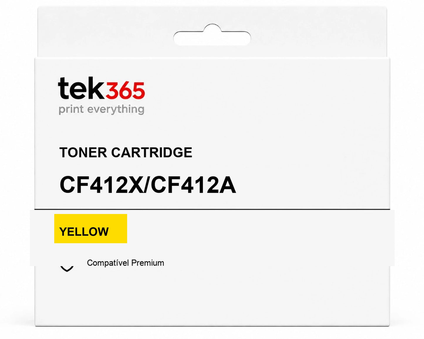 Toner compatível HP CF412X/CF412A Amarelo