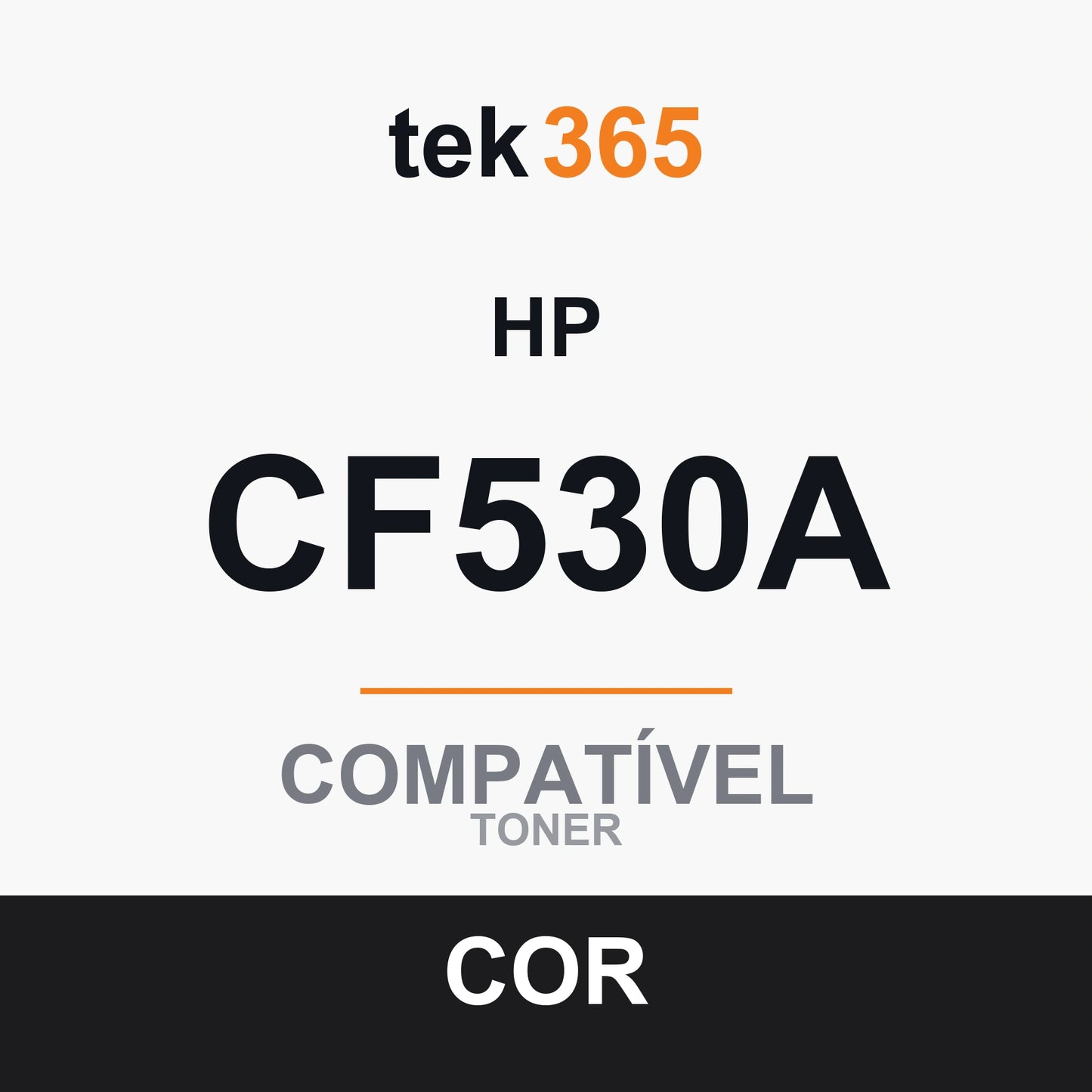 Toner original HP CF530A Preto