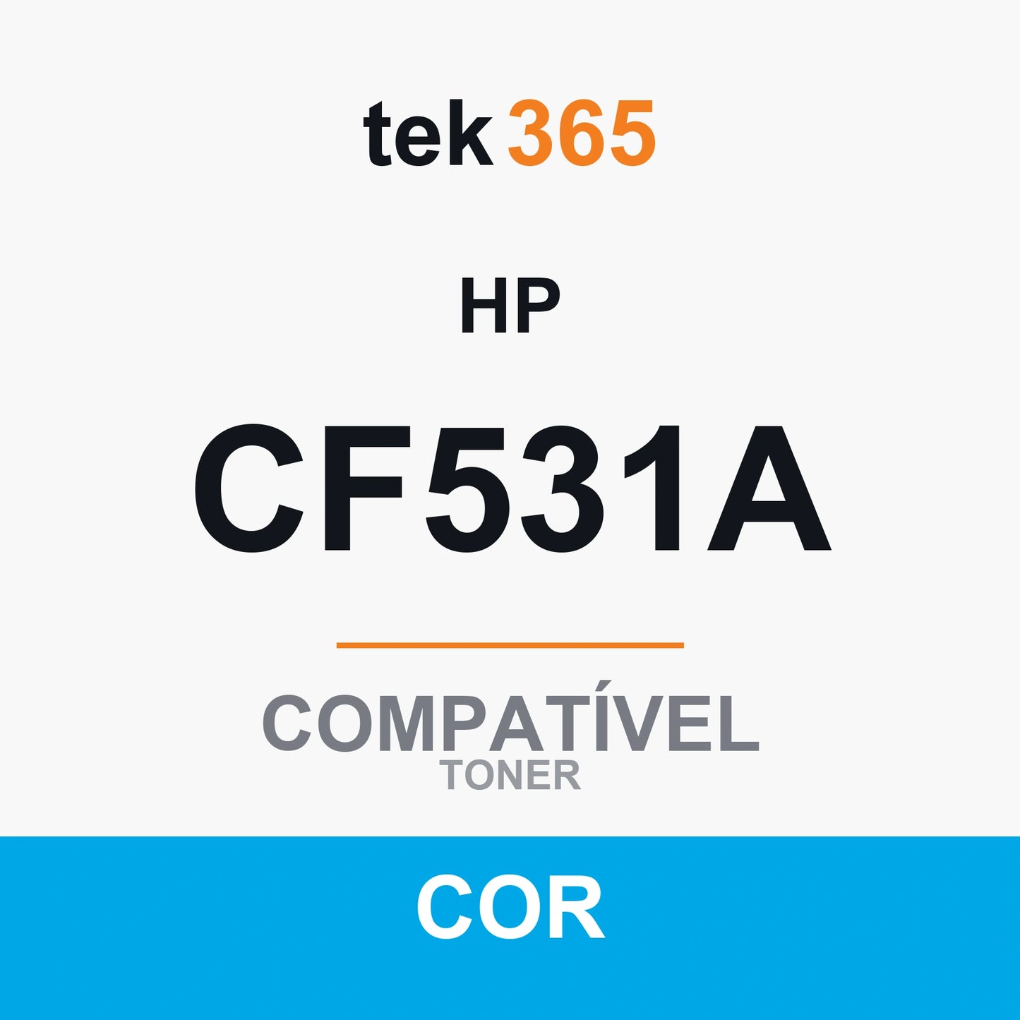 Toner compatível HP CF531A Ciano