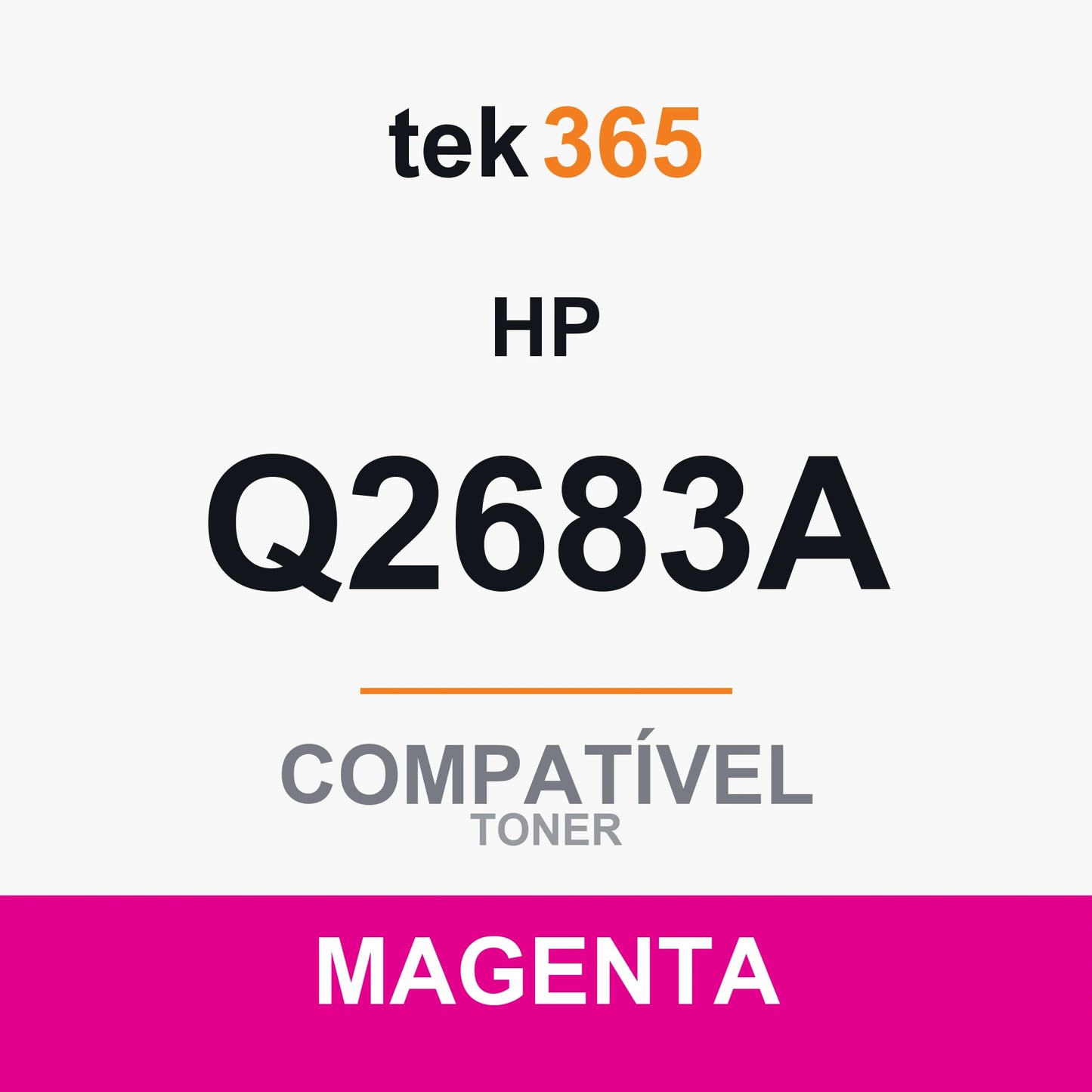 Toner Compativel HP Q2683A-MAGENTA-MAGENTA Magenta