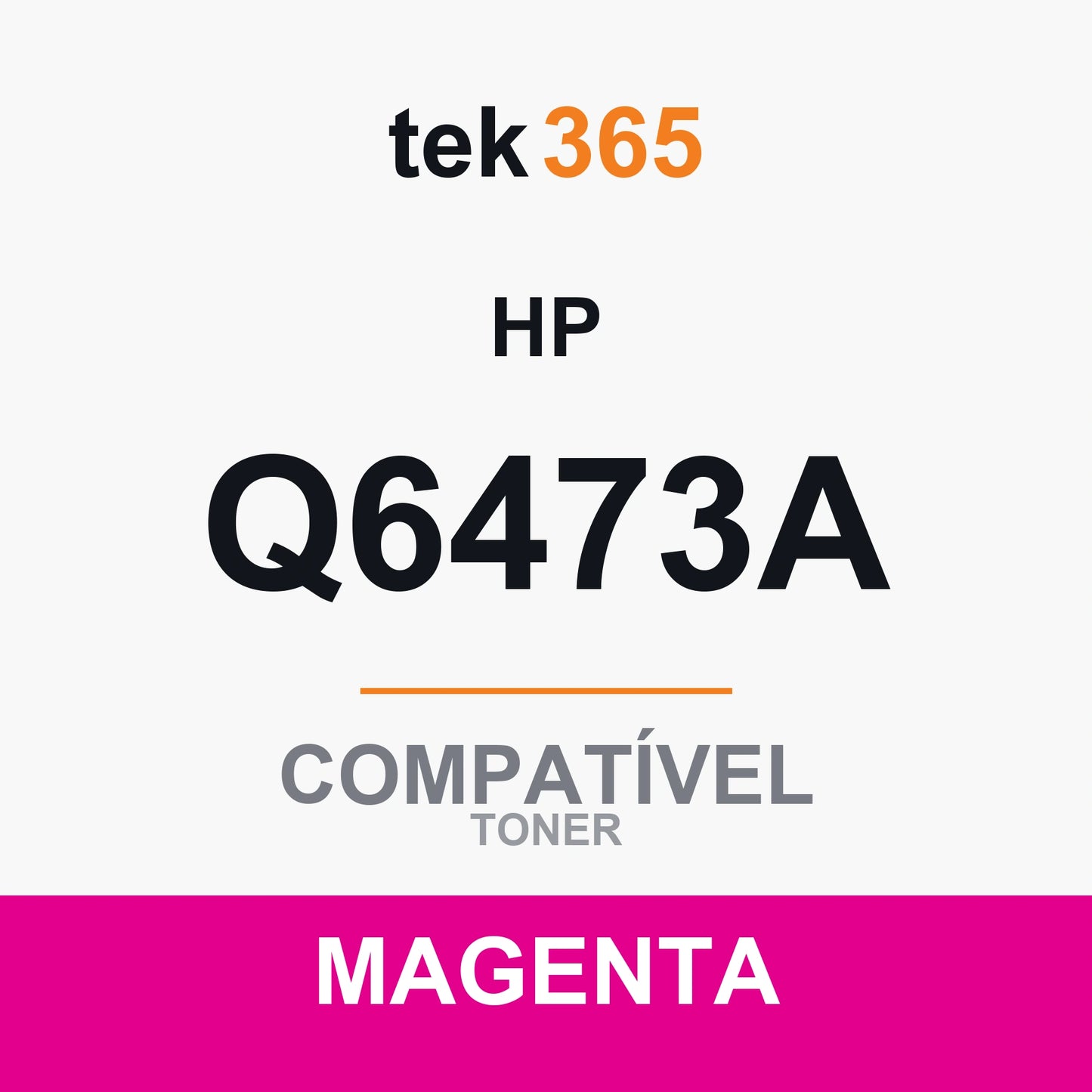 Toner Compativel HP Q6473A-MAGENTA-MAGENTA Magenta