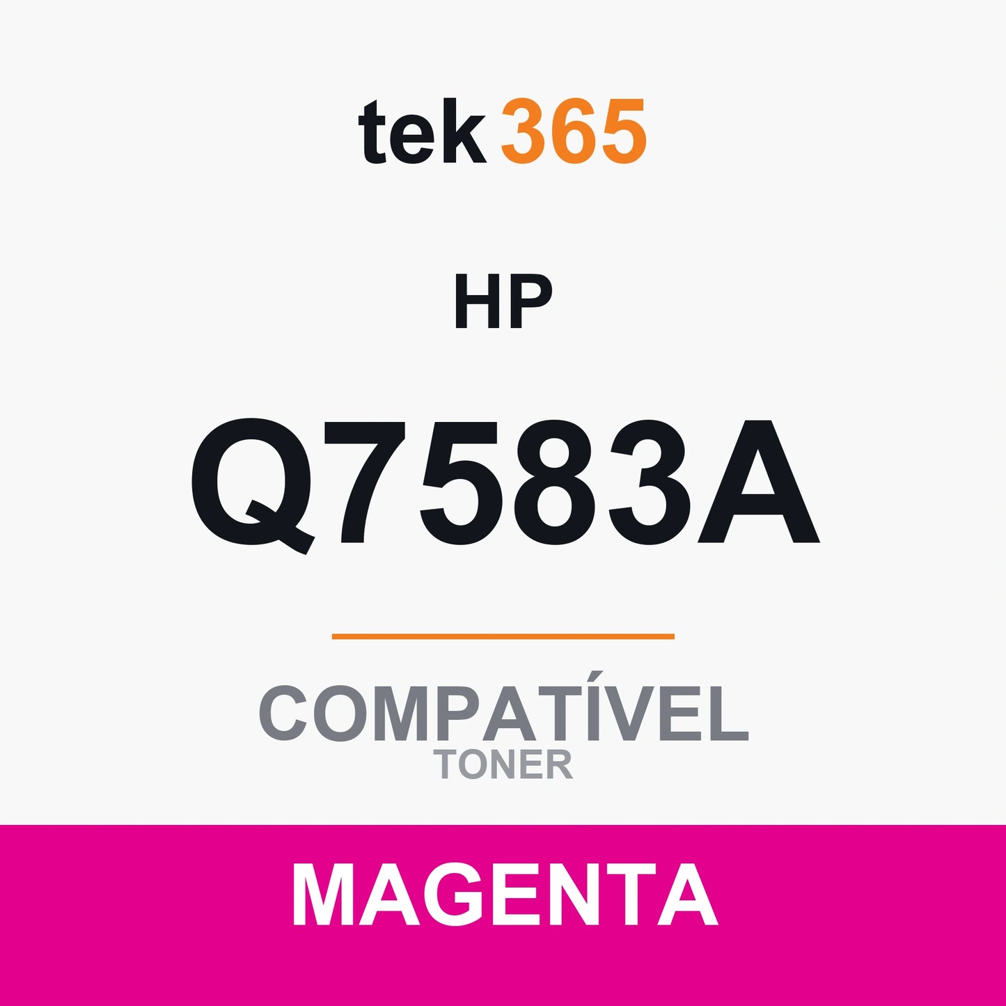Toner Compativel HP Q7583A-MAGENTA-MAGENTA Magenta