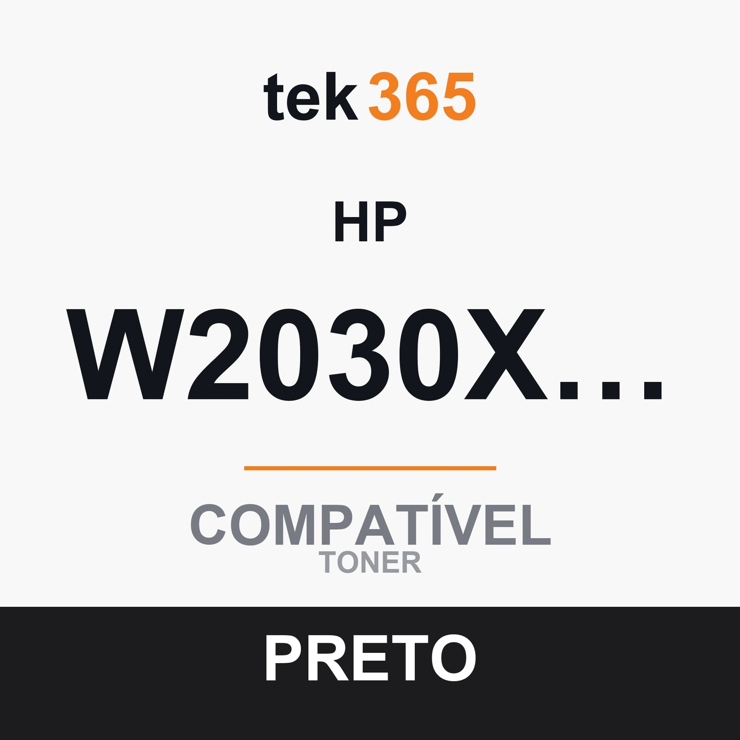 Toner compatível HP W2030X/W2030A Preto