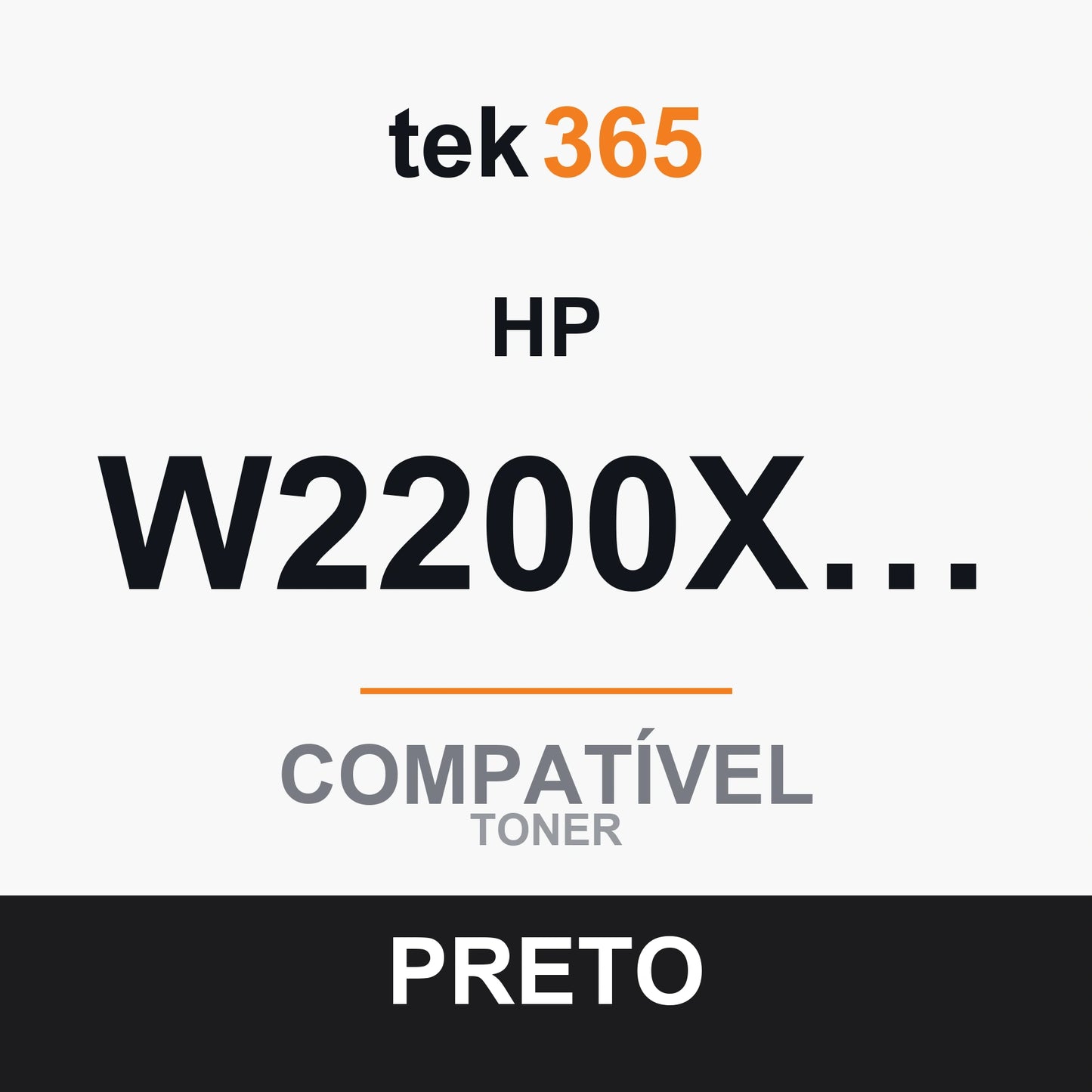 Toner compatível HP W2200X/W2200A Preto