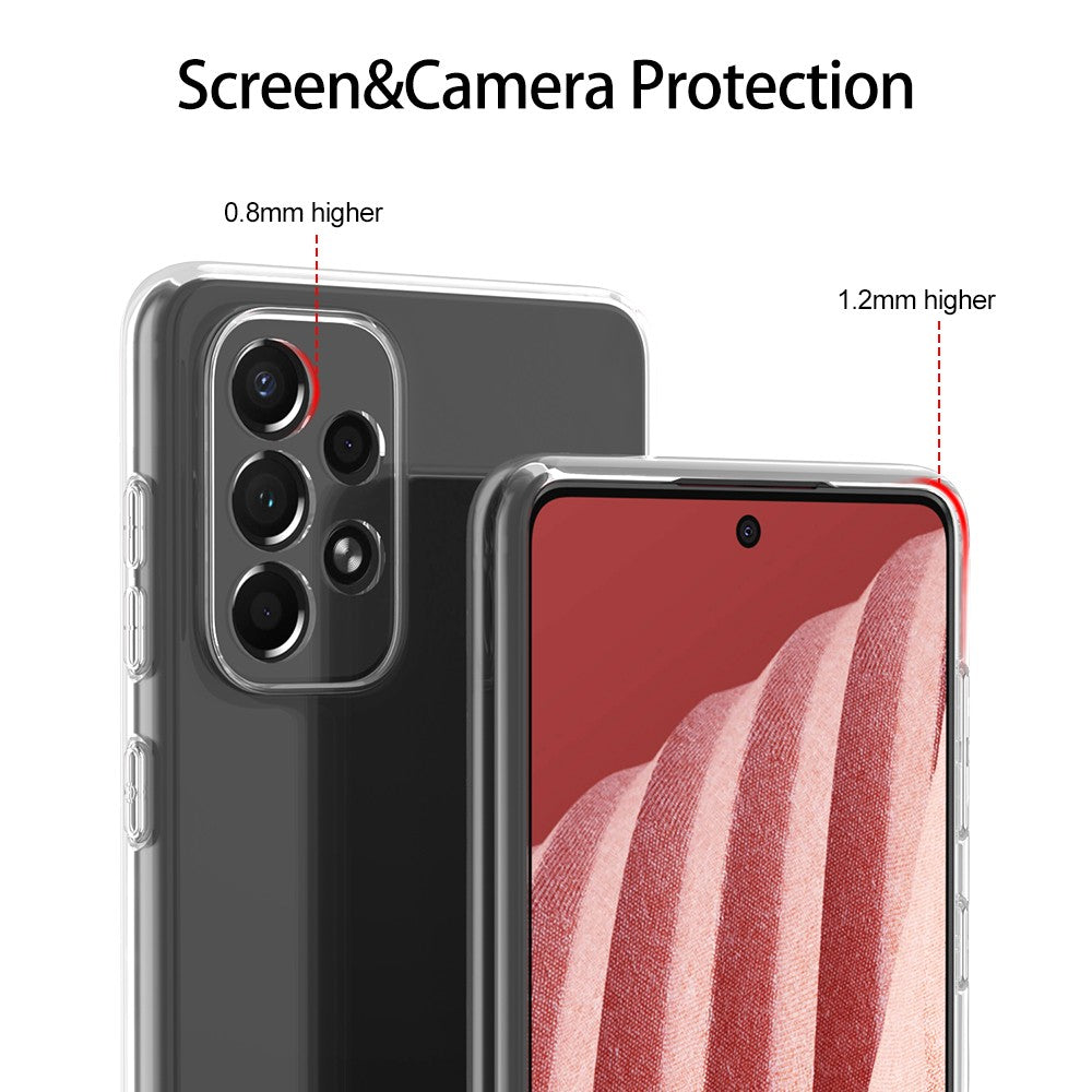 Silicone Transparente 2.0 TPU - Samsung Galaxy A73 (Proteção de Lente) - Default Title
