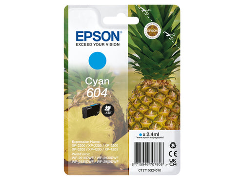 Cartucho de tinta original Epson 604 Ciano