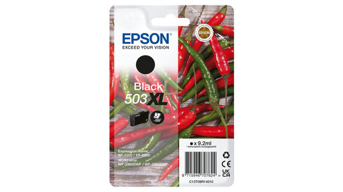 Cartucho de tinta original Epson 503XL Preto