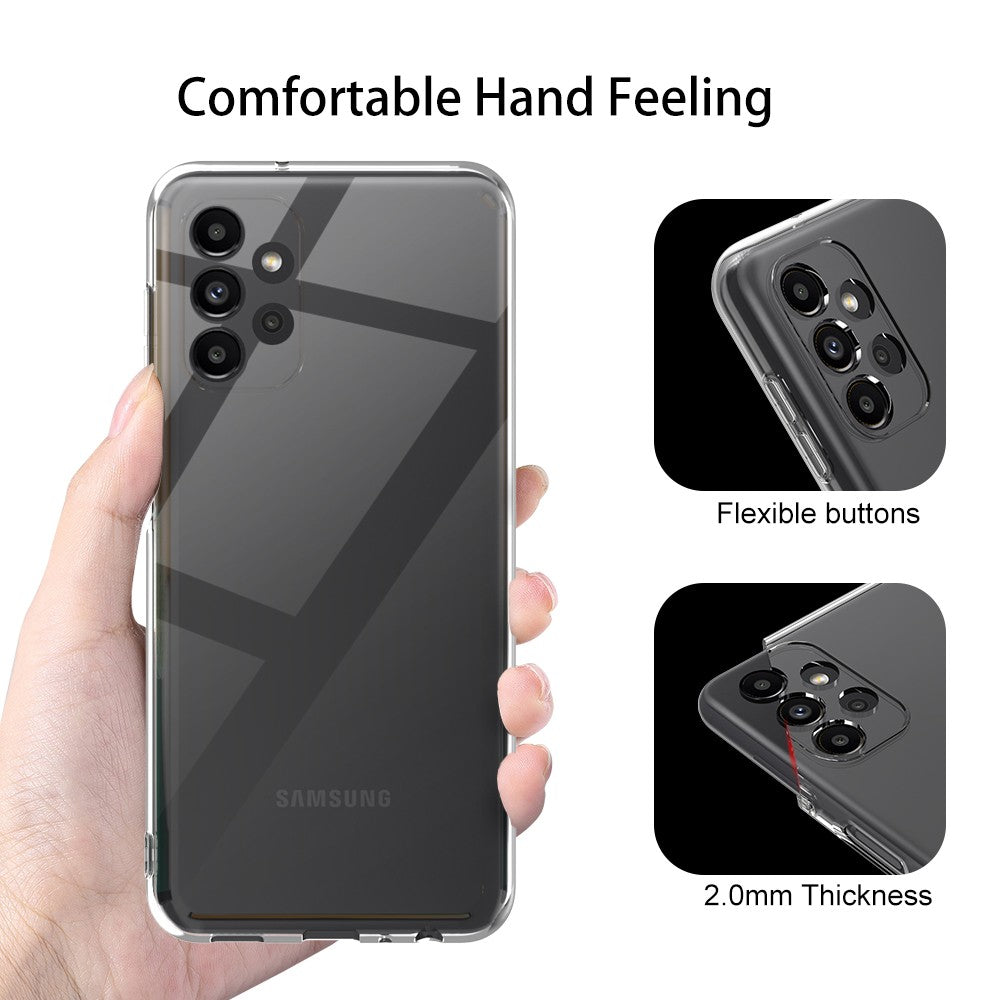 Silicone Transparente 2.0 TPU - Samsung Galaxy A13 4G (Proteção de Lente)