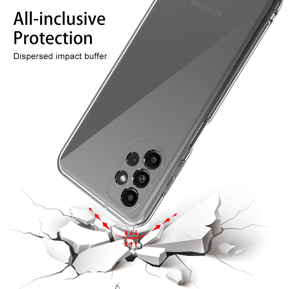 Silicone Transparente 2.0 TPU - Samsung Galaxy A13 4G (Proteção de Lente)