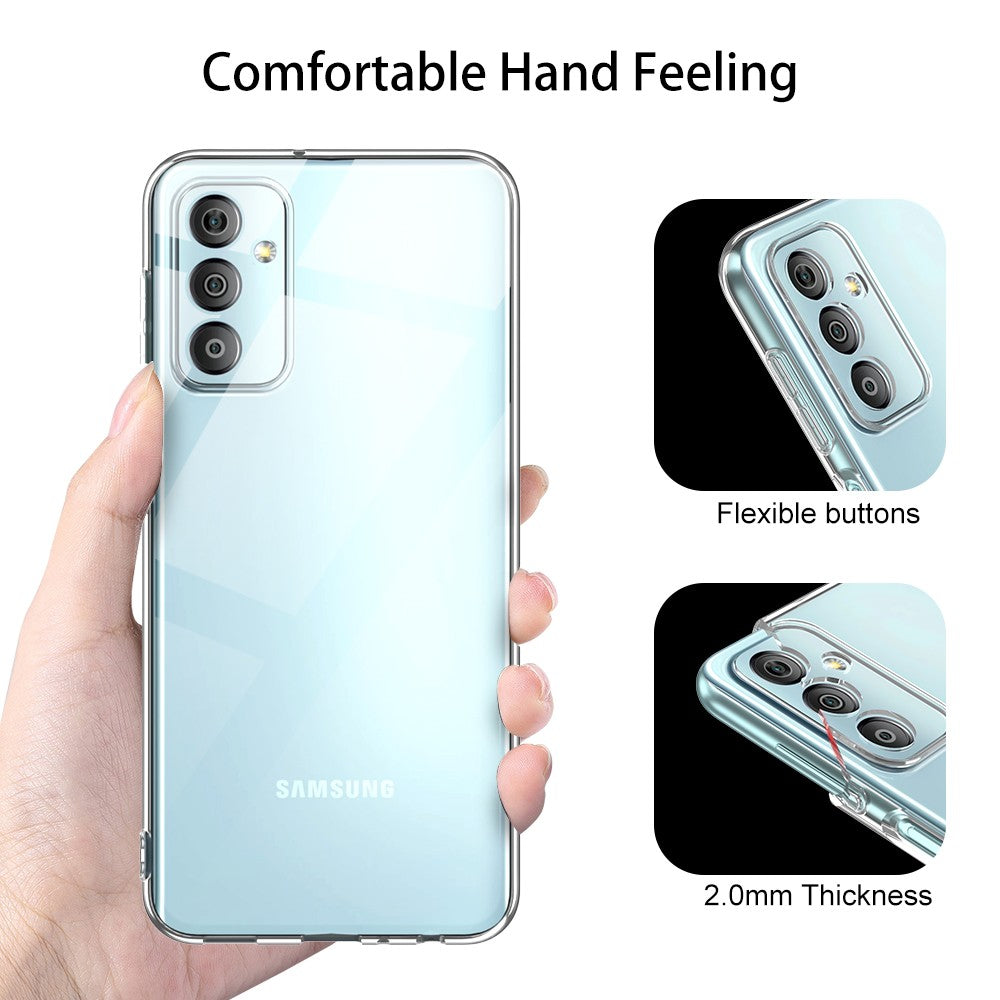 Silicone Transparente 2.0 TPU - Samsung Galaxy M23 5G (Proteção de Lente)