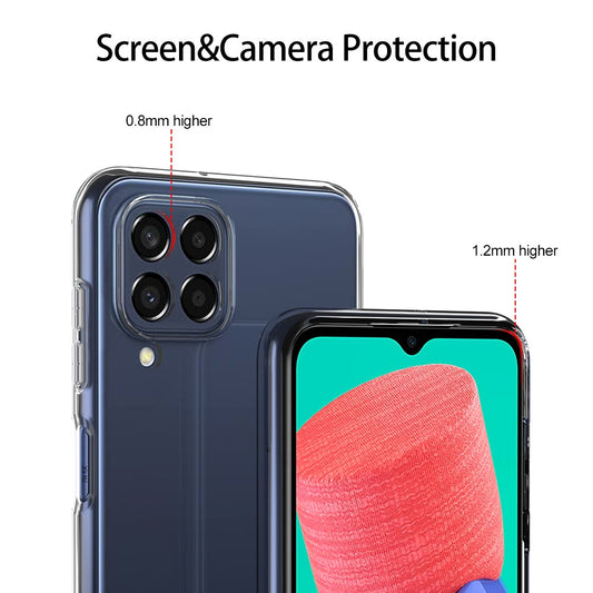 Silicone Transparente 2.0 TPU - Samsung Galaxy M33 5G (Proteção de Lente) - Default Title
