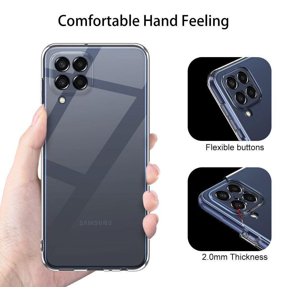 Silicone Transparente 2.0 TPU - Samsung Galaxy M33 5G (Proteção de Lente)