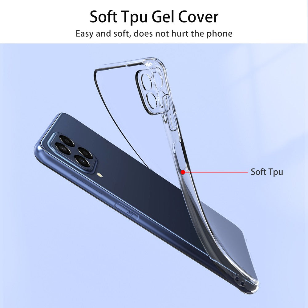 Silicone Transparente 2.0 TPU - Samsung Galaxy M33 5G (Proteção de Lente)