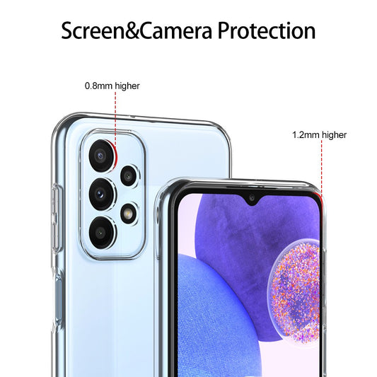 Silicone Transparente 2.0 TPU - Samsung Galaxy A23 4G (Proteção de Lente)