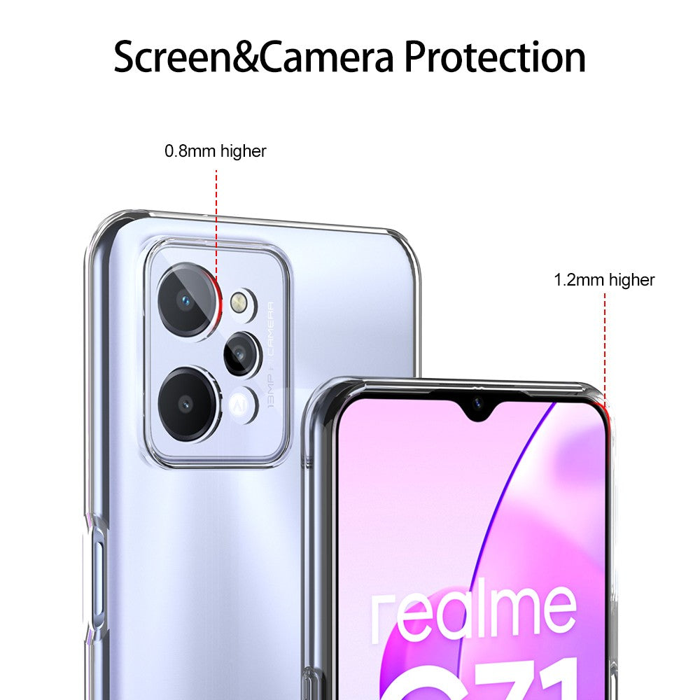Silicone Transparente 2.0 TPU - Realme C31 (Proteção de Lente)