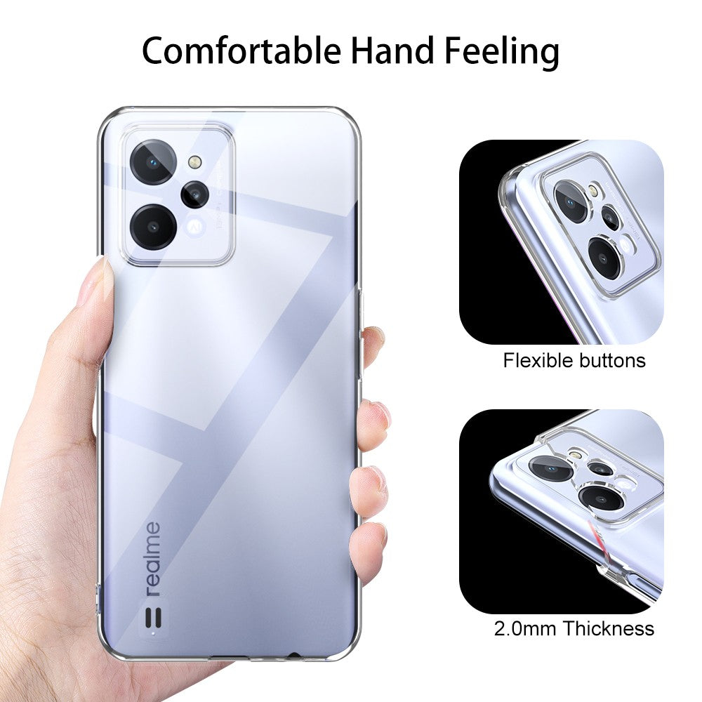 Silicone Transparente 2.0 TPU - Realme C31 (Proteção de Lente)