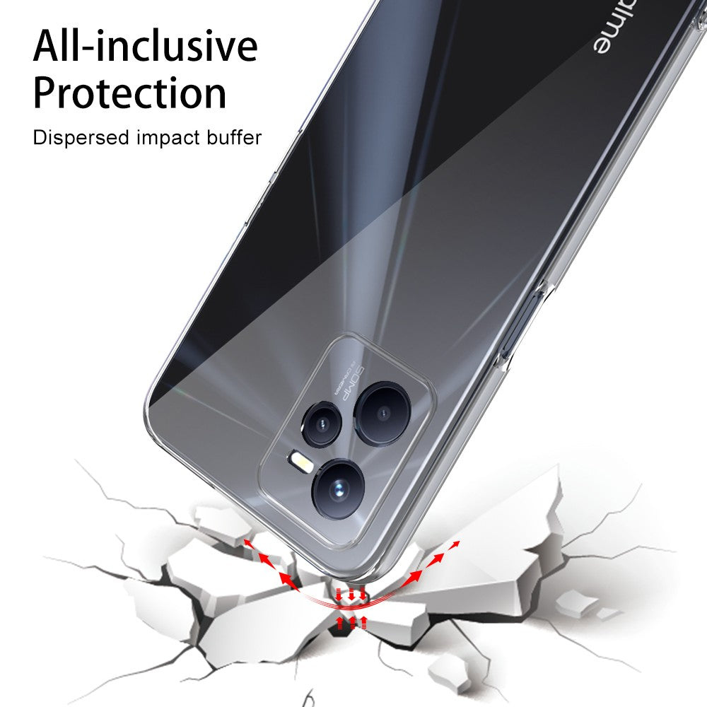 Silicone Transparente 2.0 TPU - Realme C35 (Proteção de Lente)