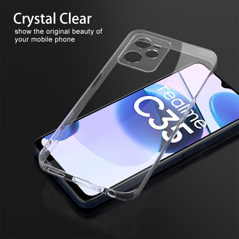 Silicone Transparente 2.0 TPU - Realme C35 (Proteção de Lente)