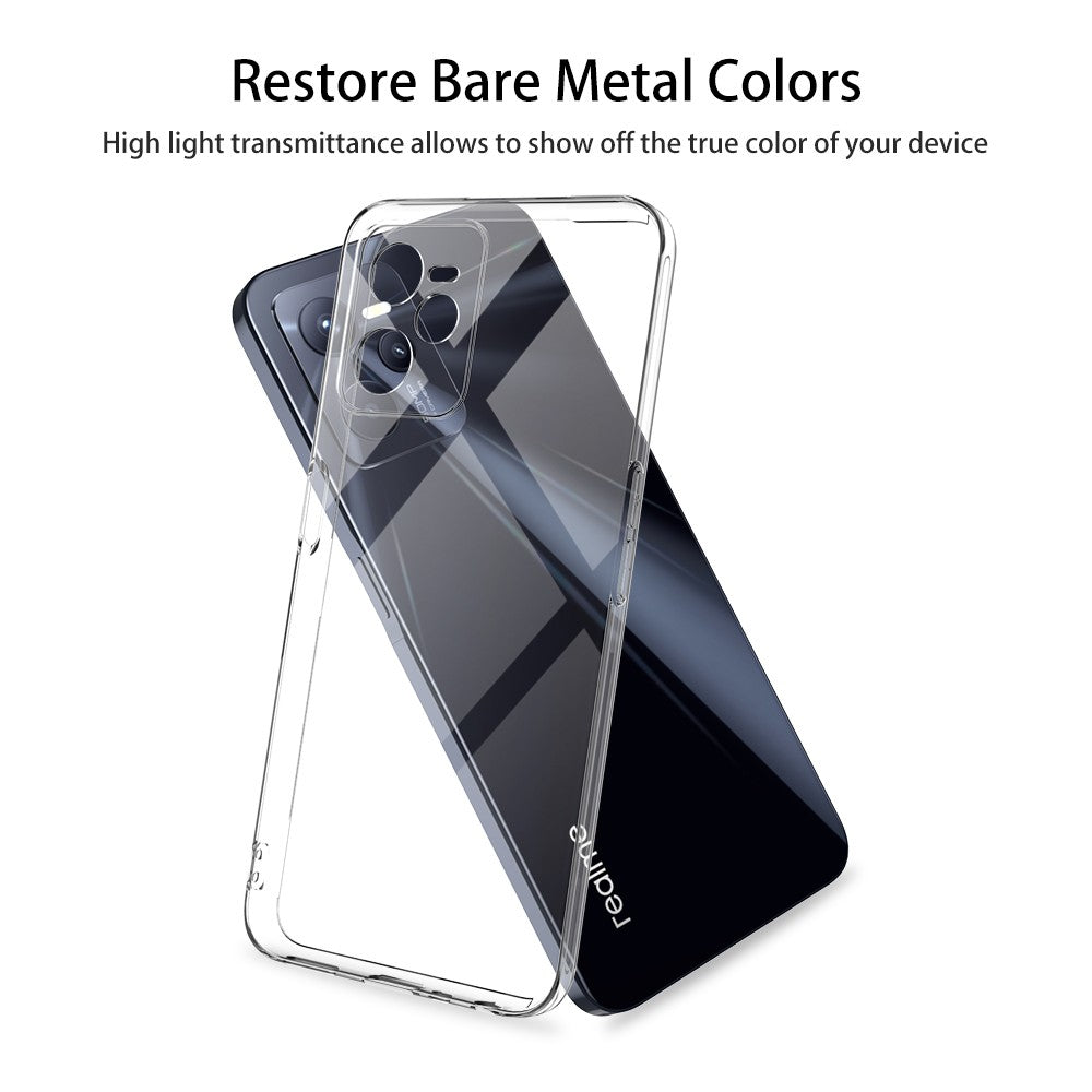 Silicone Transparente 2.0 TPU - Realme C35 (Proteção de Lente)