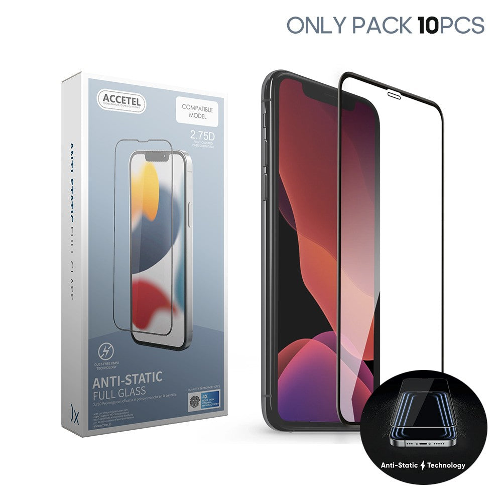 Protetor Antiestático Full Glue 2.75D iPhone 11 Preto (Pacote 10PCS)