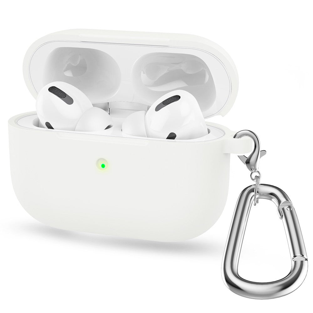 Capa Protetora de Silicone para AirPods Pro - Branco