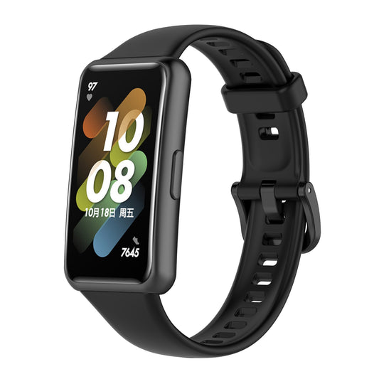 Correia de Silicone Huawei Band 7 - Preto