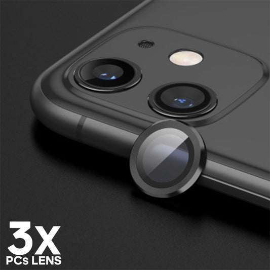 Protetor de Vidro de Lente Câmera Metálico iPhone 14 Pro 6.1" /14 Pro Max 6.7"(3 unidades)