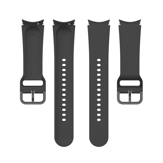 Correia de Silicone Samsung Galaxy Watch 4/5/5 Pro/6/6 Classic/7 - Preto