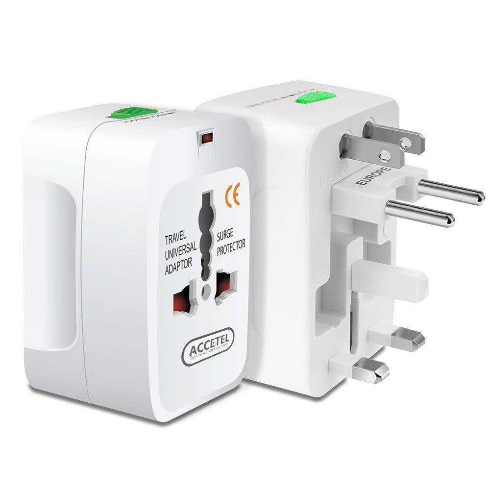 Adaptador de Plugue Universal Mundial (Tudo em Um)