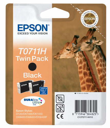 Cartucho de tinta original Epson T0711H Preto