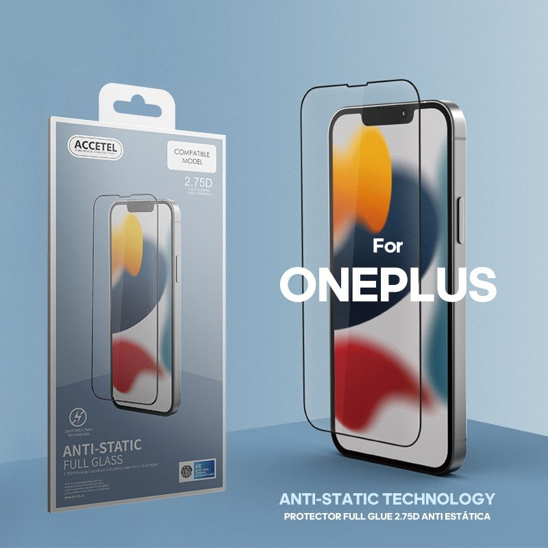 Protetor Antiestático Full Glue 2.75D One Plus Nord 2T 5G Preto