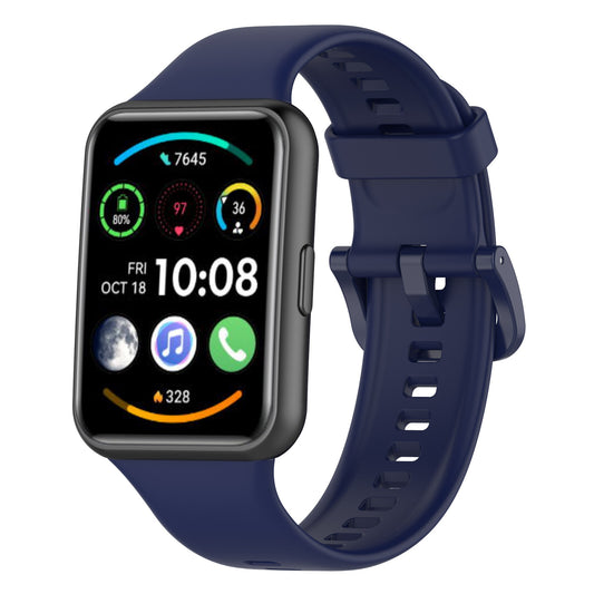 Correia de Silicone Huawei Watch Fit 2 - Azul Marinho