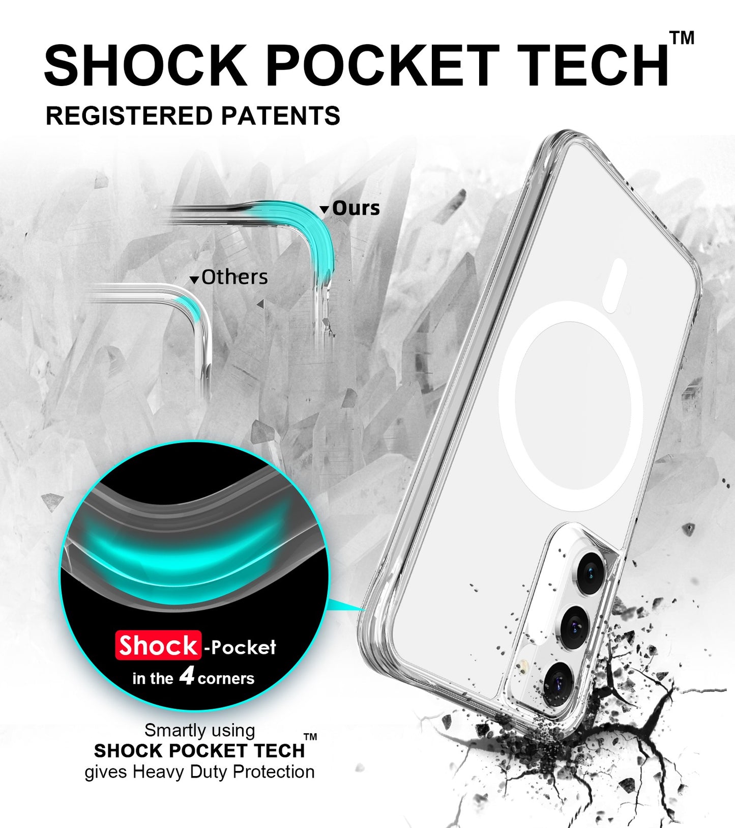 Capa Anti-Choque Reforçada - Samsung Galaxy S23+ 5G (Magsafe)