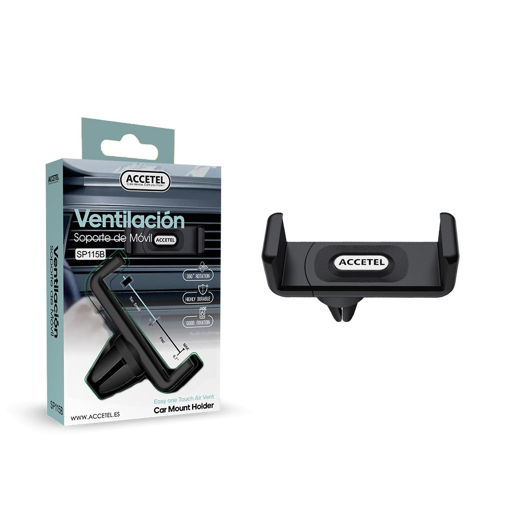 Suporte de Telefone para Carro Saída de Ar - Preto