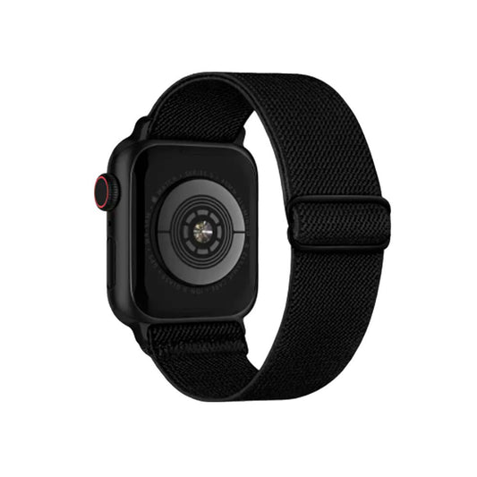 Correias Elásticas de Nylon de Tecido Macio para Apple Watch 42/44/45/46/49mm