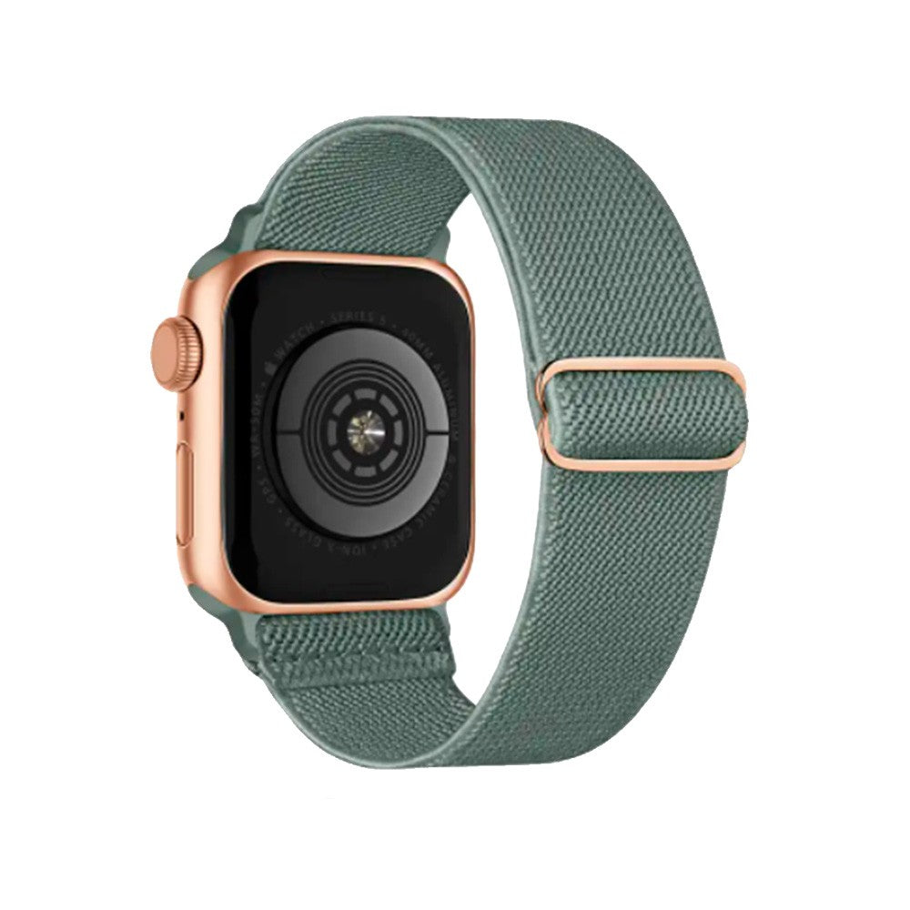 Correias Elásticas de Nylon de Tecido Macio para Apple Watch 38/40/41mm