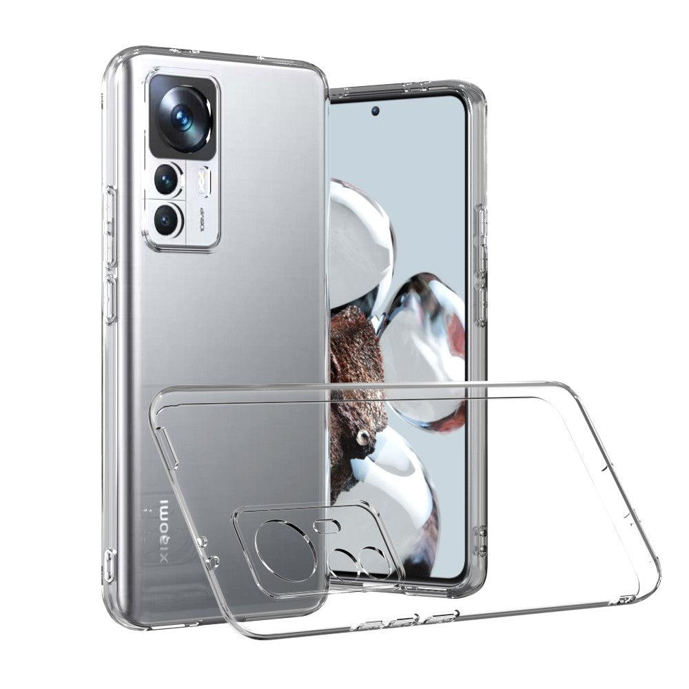 Silicone Transparente 2.0 TPU Xiaomi MI 12T/12T Pro (Proteção de Lente)