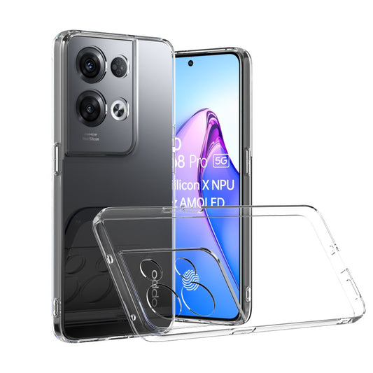 Silicone Transparente 2.0 TPU Oppo Reno 8 Pro 5G (Proteção de Lente)