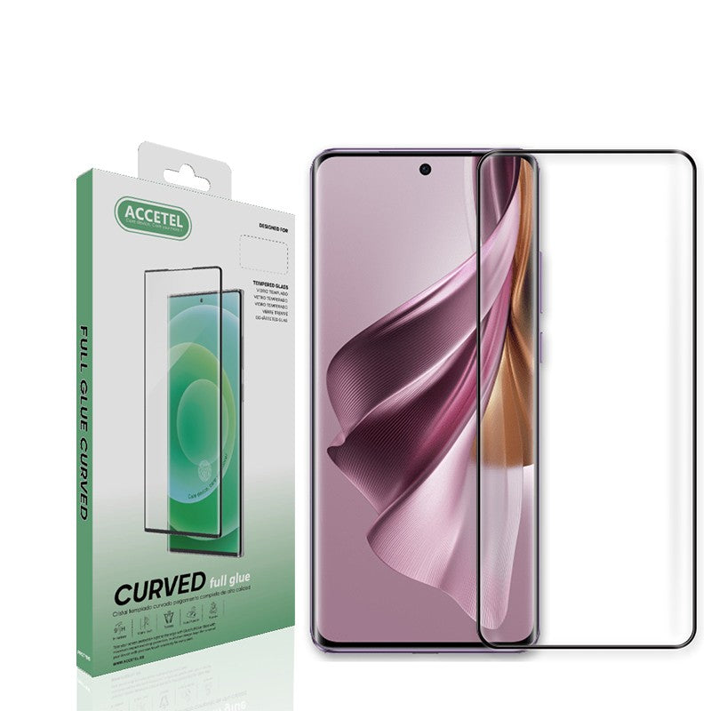 Película de Vidro Curvo Full Glue - Oppo Reno10 5G / Reno10 Pro 5G Preto - Default Title