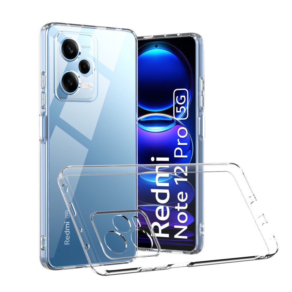 Silicone Transparente 2.0 TPU - Xiaomi Redmi Note 12 Pro 5G (Proteção de Lente) - Default Title
