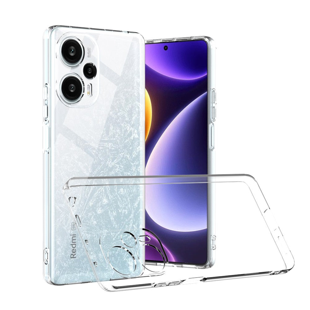 Silicone Transparente 2.0 TPU Xiaomi Poco F5 5G (Proteção de Lente)