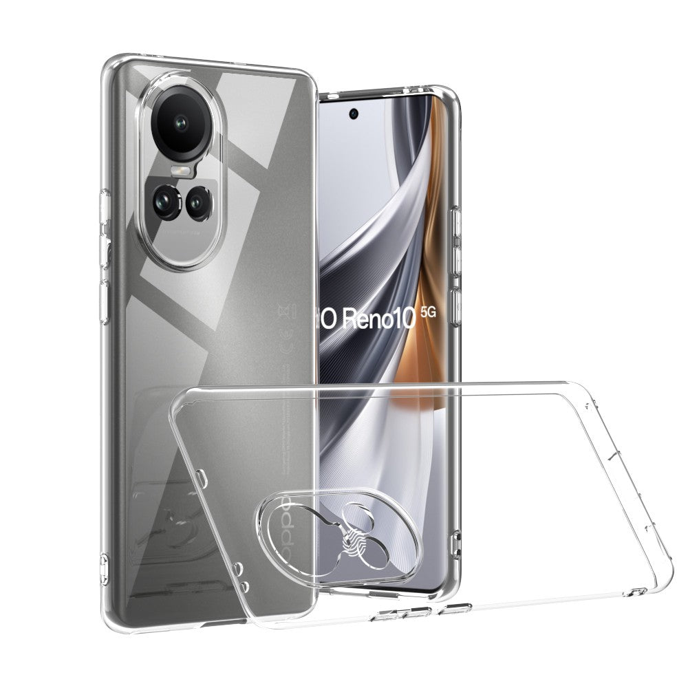 Silicone Transparente 2.0 TPU - Oppo Reno10 5G (Proteção de Lente) - Default Title