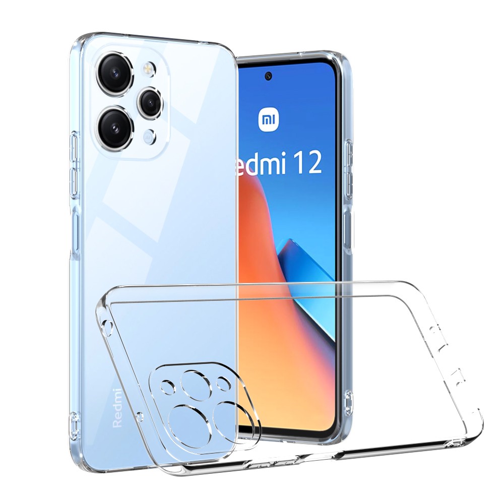Silicone Transparente 2.0 TPU Xiaomi Redmi 12 (Proteção de Lente)